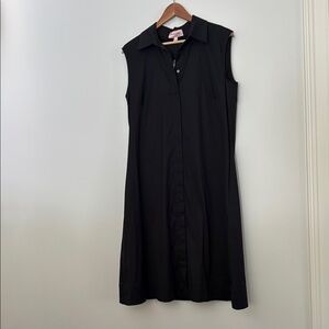 Chicos Black Label Large Black Sleeveless Dress